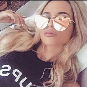 Pink Mirror Lens Sunglasses| Pink Cateye Sunglasse